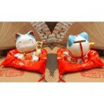 Счастливый кот фаянс №2