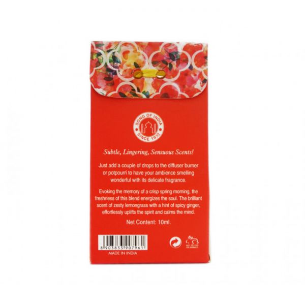 Аромамасло Лемонграс з імбиром "SONG OF INDIA"