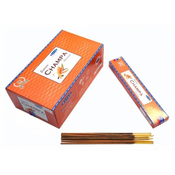 Аромапалочки пыльцевые натуральные Чампа (Плюмерия) SATYA SUPREME CHAMPA