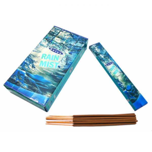 Аромапалочки пыльцевые  натуральные Дождь и Туман SATYA RAIN MIST 100 грамм