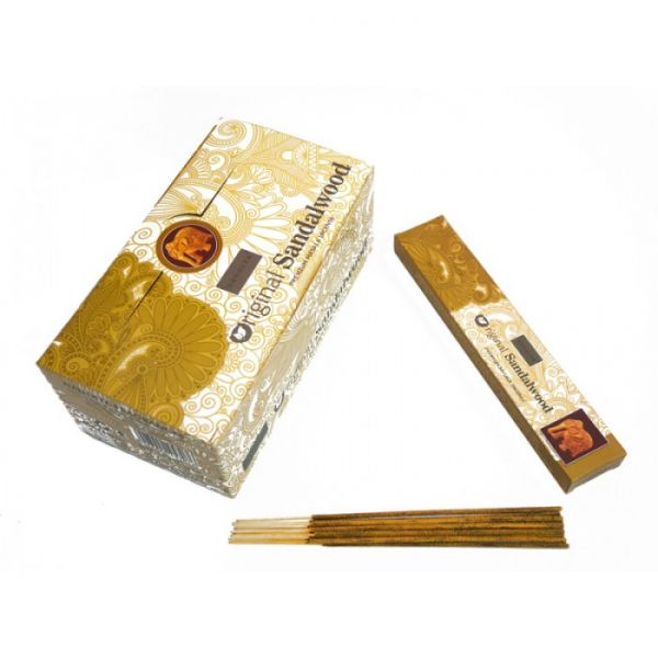 Аромапалички пилкові натуральні Сандал Nandita Organic Sandalwood (плоска пачка)