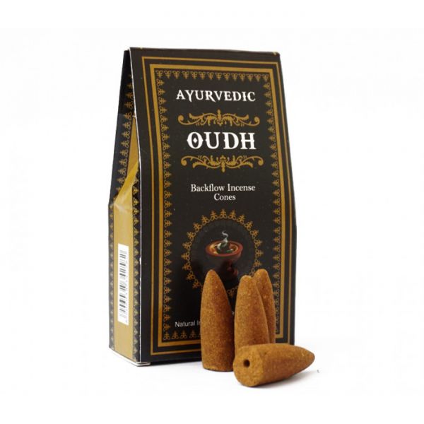 Ароматичні конуси для Backflow Уд Ayurvedic BACK FLOW CONES OUDH