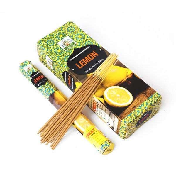 Ароматичні палички NAMASTE INDIA LEMON Лимон (шестигранник)
