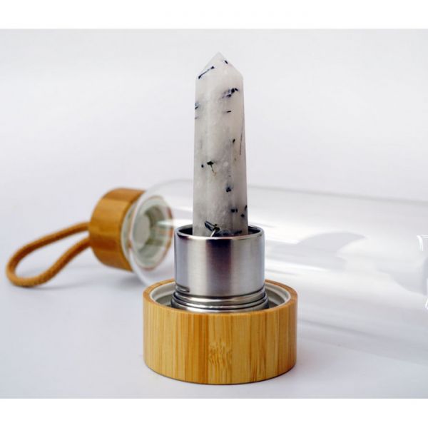 Бутылка для воды с кристаллом 550мл. Волосатик