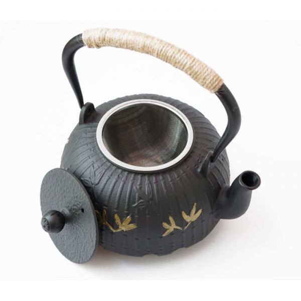 Чайник чугунный Тэцубин с ситом Бамбуковый лес 1100мл
