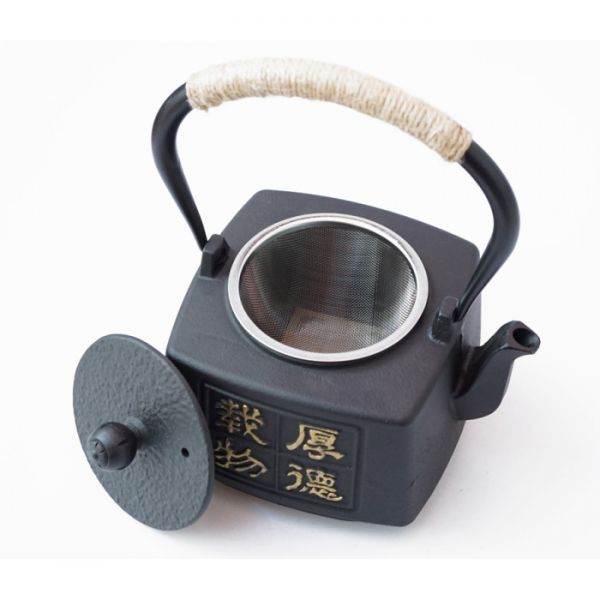 Чайник чугунный Тэцубин с ситом Добродетель 1000мл