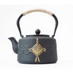 Чайник чугунный Тэцубин с ситом Узел удачи 1200мл