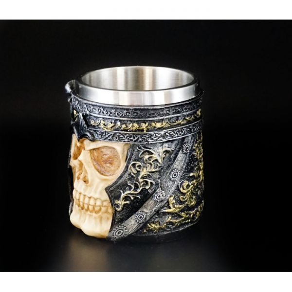 Чаша ЧЕРЕП У ШОЛОМІ З ПОЛІСТОУНА