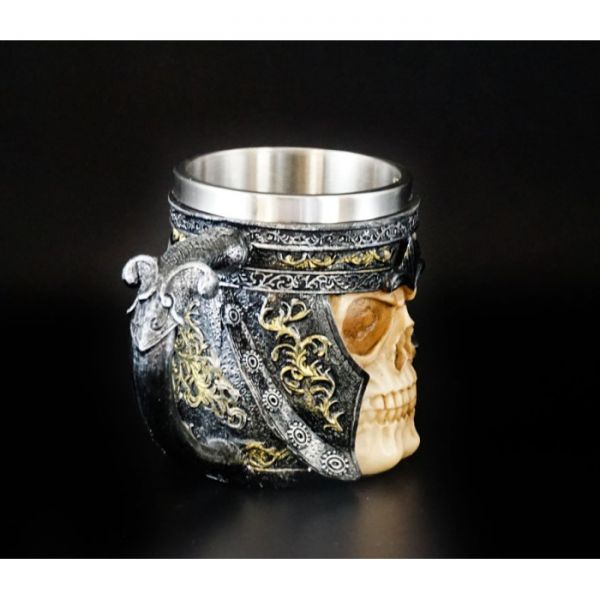 Чаша ЧЕРЕП У ШОЛОМІ З ПОЛІСТОУНА