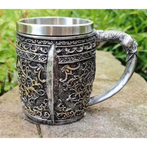 Чаша ЧЕРЕП У ШОЛОМІ З ПОЛІСТОУНА