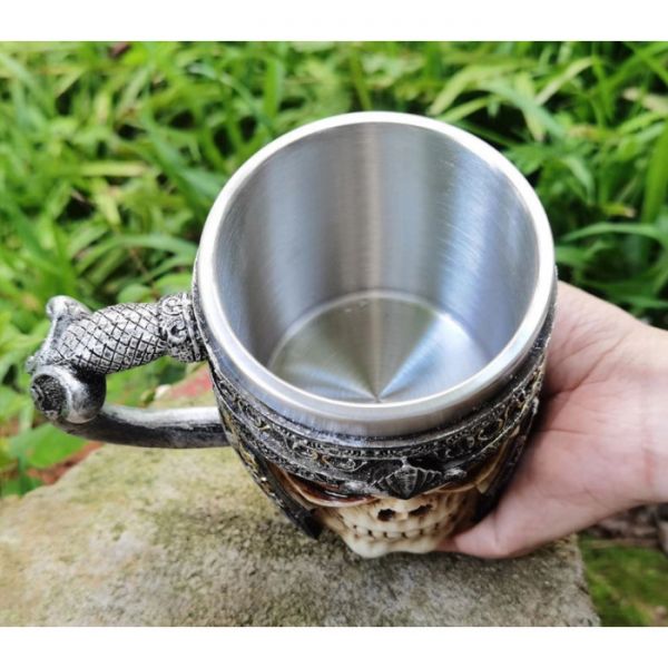 Чаша ЧЕРЕП У ШОЛОМІ З ПОЛІСТОУНА