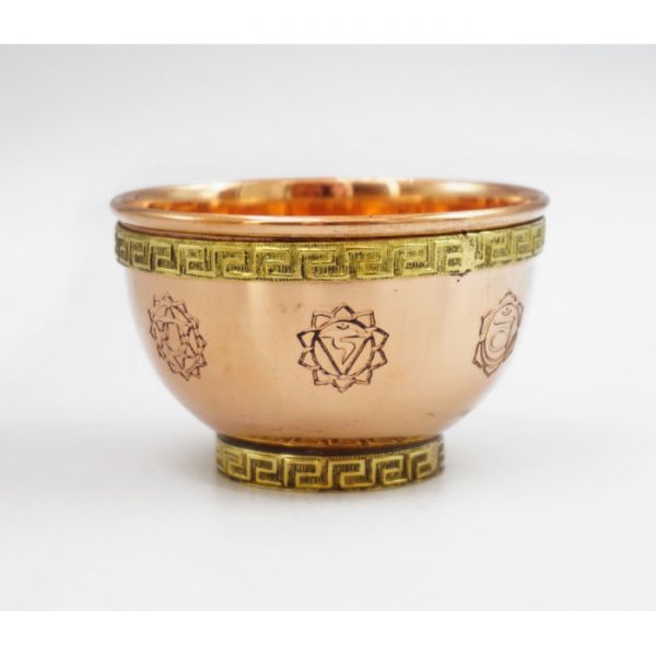 Чаша мідна ритуальна "7 чакр"