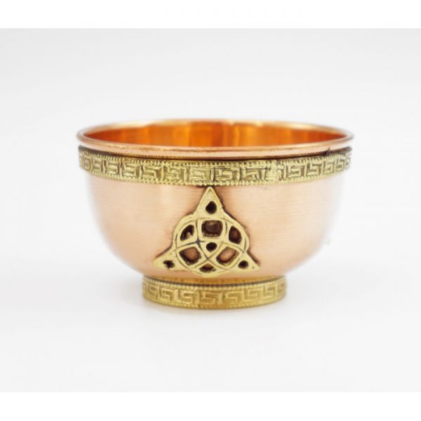 Чаша мідна ритуальна "Трікветр"