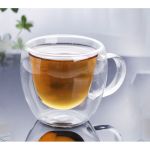 Чашка подвійне скло Овал 70мл