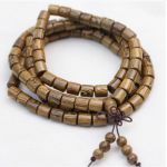 Чётки 108 бусин 8мм БОЧЁНКИ ИЗ ДЕРЕВА ВЕНГЕ