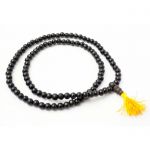 Чотки з дерева Манго Чорні 12мм 108 бусин