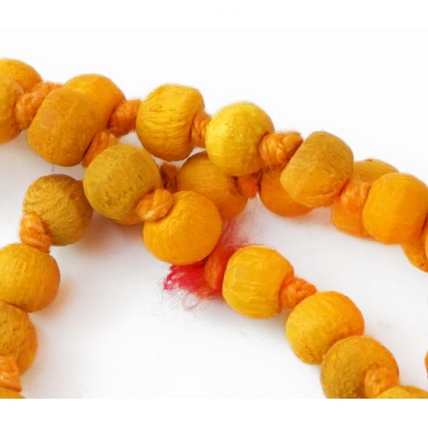 Чотки з кореня Куркуми перев'язані 8мм.