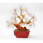 Дерево Счастья  с камнями ГОРНЫЙ ХРУСТАЛЬ 16 см