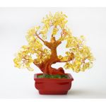 Дерево Счастья  с камнями ЦИТРИН 16 см