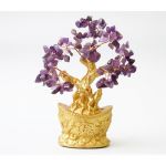 Дерево Счастья с камнями в чаше изобилия АМЕТИСТ