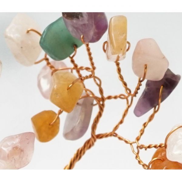 Дерево Щастя з каменями МІКС 14 см