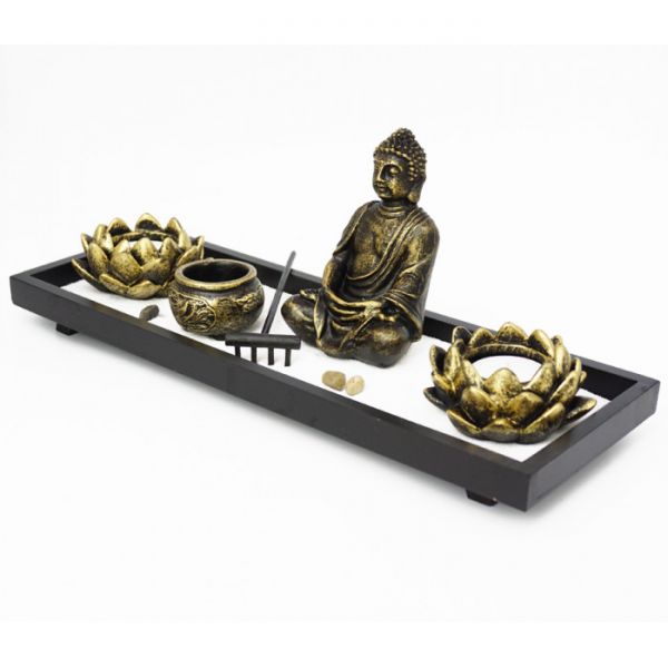 Дзен набір настільний кам'яний "САД КАМЕНІВ" Будда №6