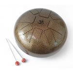 Глюкофон Happy Drum 8 нот  коричневый + сумка