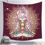 Гобелен настенный с рисунком  "Йога"
