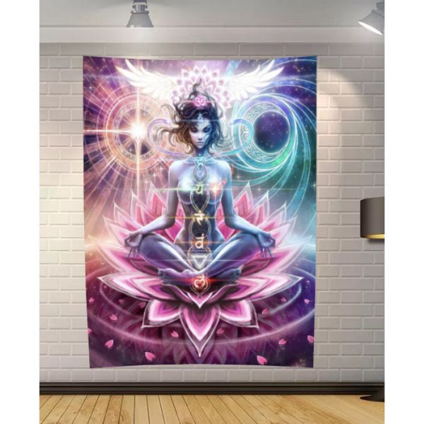 Гобелен настінний з малюнком "Йога 4"