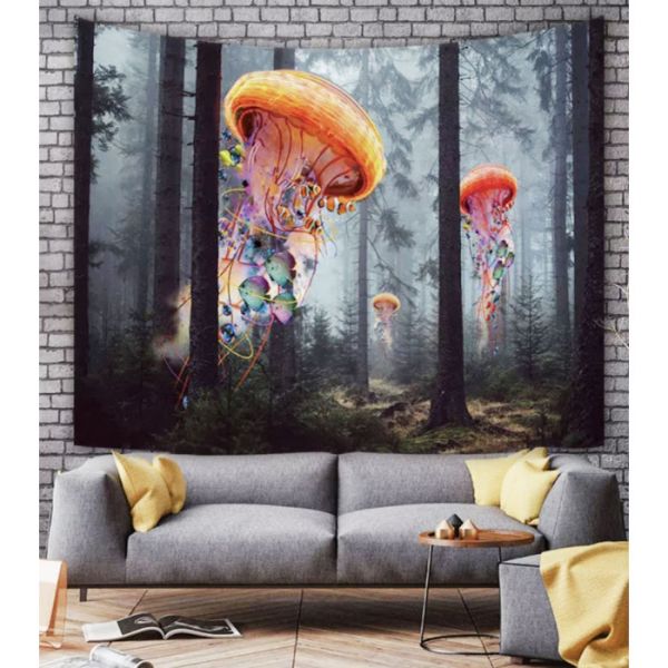 Гобелен настінний з малюнком "Казковий ліс 2"