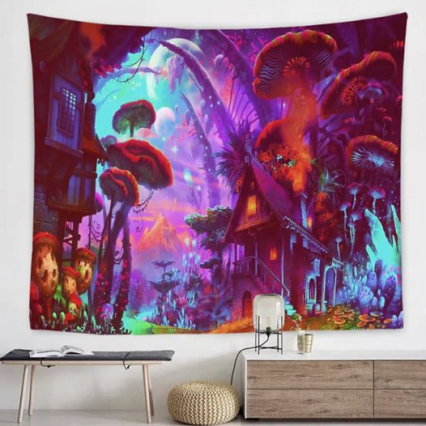 Гобелен настінний з малюнком "Казковий ліс 3"