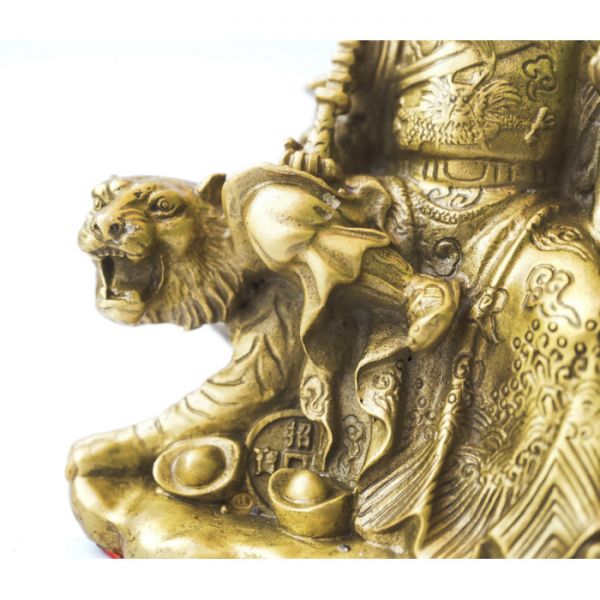 ГУАНЬ ГУН НА ТИГРЕ бронза