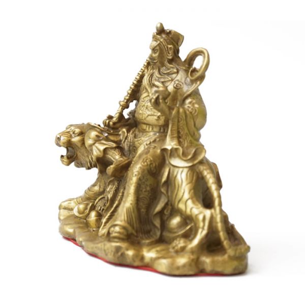 ГУАНЬ ГУН НА ТИГРЕ бронза