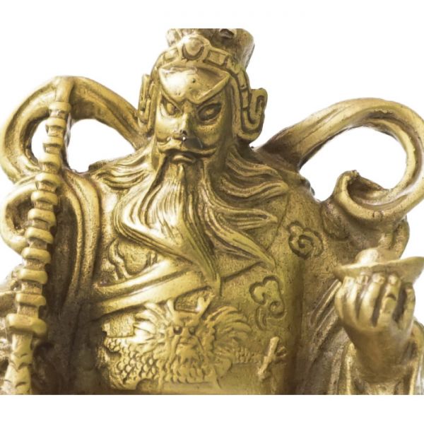 ГУАНЬ ГУН НА ТИГРЕ бронза