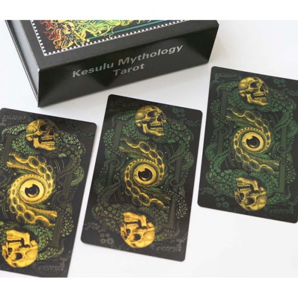 Карти ТАРО КТУЛХУ ВОЛОДАРЯ ЗЛИХ ДУХІВ KESULU MYTHOLOGY TAROT