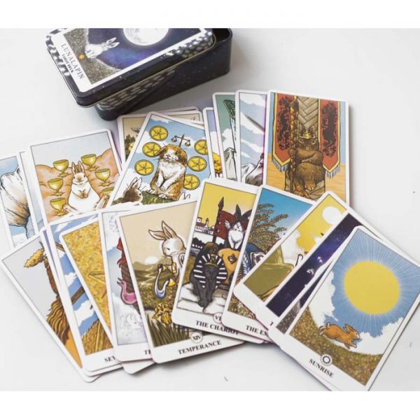 Карти ТАРО МІСЯЧНОГО КРОЛИКА LUNALAPIN TAROT