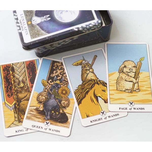 Карти ТАРО МІСЯЧНОГО КРОЛИКА LUNALAPIN TAROT