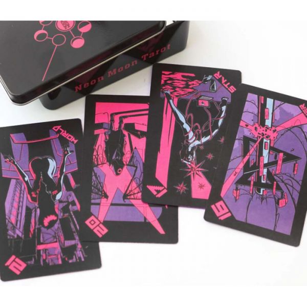 Карти ТАРО НЕОНОВОГО МІСЯЦЯ NEON MOON TAROT