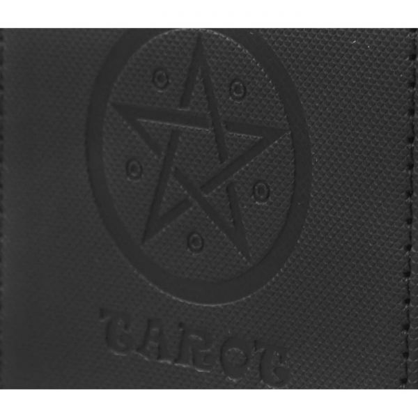 Коробка-футляр для карт ТАРО чорна з синім