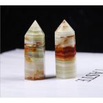 Кристал Мраморный оникс высота 6 - 7 см