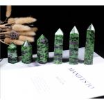 Кристал Цоизит с рубином высота 6 - 7 см