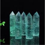 Кристалл Зеленый флюорит высота 6 – 7см