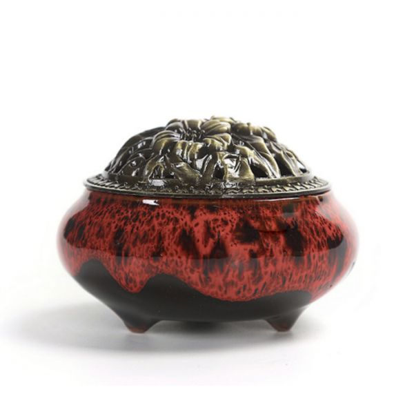 Курильниця для пахощів "Деревний мох" Червона