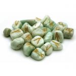 Набор РУН для гадания из натуральных камней в мешочке  Хризолит