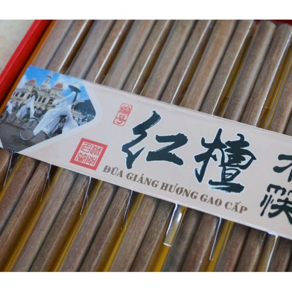 Палочки для еды 10 пар 24см в коробке КРАСНОЕ ДЕРЕВО