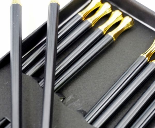 Палички для суші 5 пар ебонітові №1