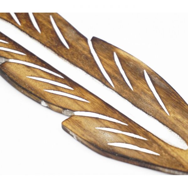 Підставка під аромапалички з дерева манго ЛИСТ 