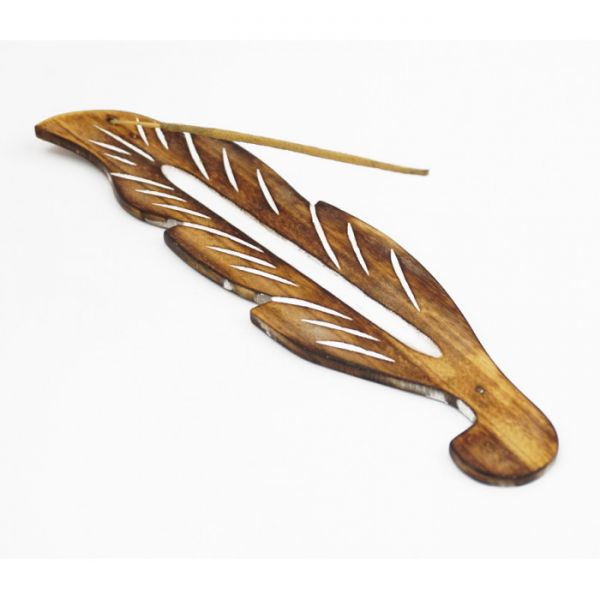 Підставка під аромапалички з дерева манго ЛИСТ 