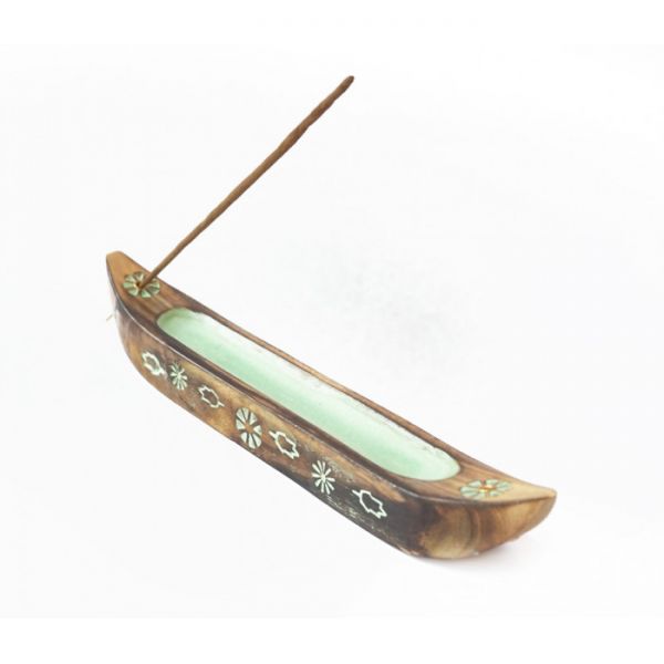 Підставка під аромапалички з дерева манго ЧОВЕН Салатовий 