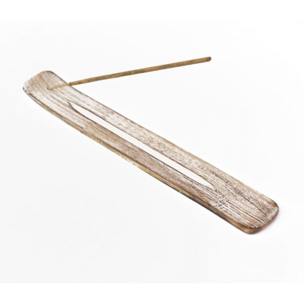 Підставка під аромапалички із дерева манго ЛИЖА Біла